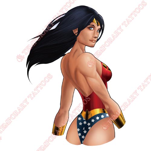 Wonder Woman Customize Temporary Tattoos Stickers NO.373